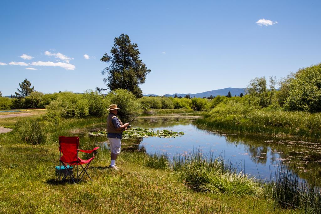 Bend-Sunriver Camping Resort 24 Ft. Yurt 16 エクステリア 写真