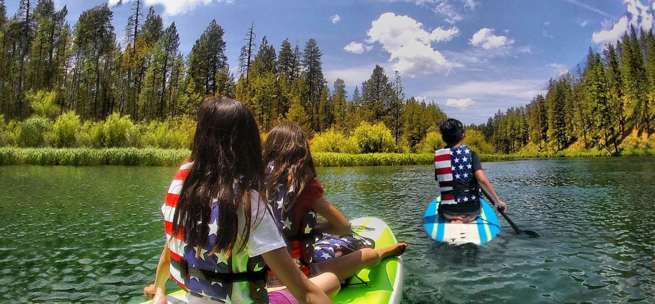 Bend-Sunriver Camping Resort 24 Ft. Yurt 16 エクステリア 写真